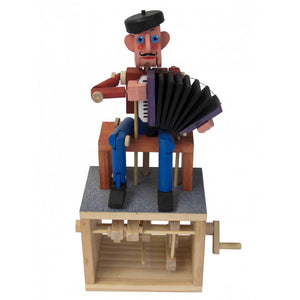 Accordion Player Mechanical Model Craft Kit - Timberkits