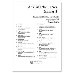 Ace Mathematics Game 1 Book - Tarquin