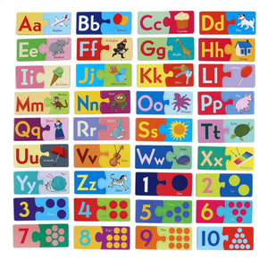 Alphabet & Numbers: Puzzle Pairs - eeBoo