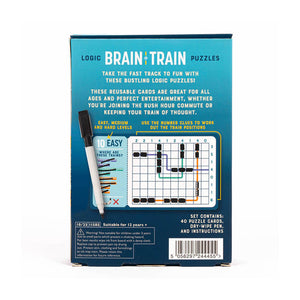 Brain Train Logic Puzzle Cards - Professor Puzzle