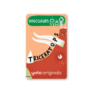 BrainBots: Dinosaurs Collection - Cards for Yoto Player / Mini (8 Cards)