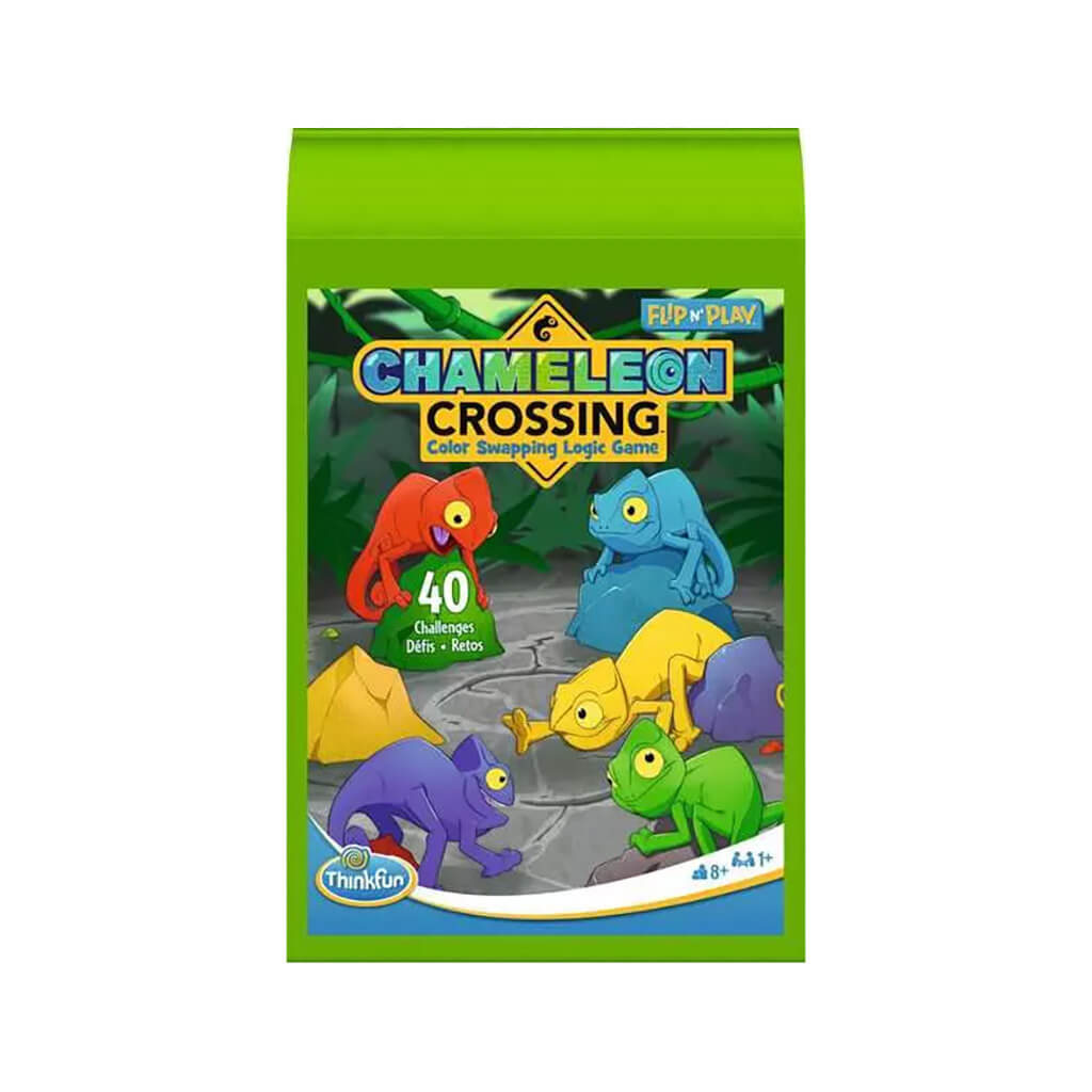 Chameleon Crossing Flip 'n' Play Logic Puzzle Game - ThinkFun