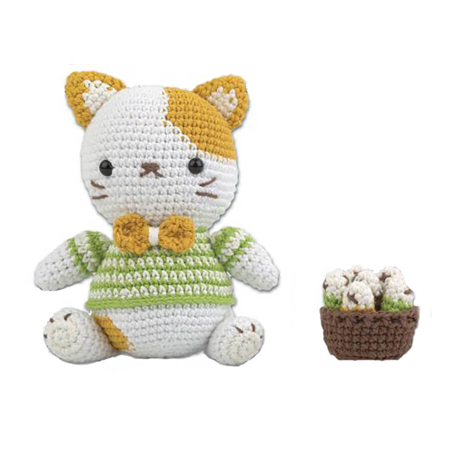 Katie Kitten Crochet Kit - Knitty Critters