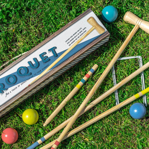 Wooden Croquet Set - Professor Puzzle