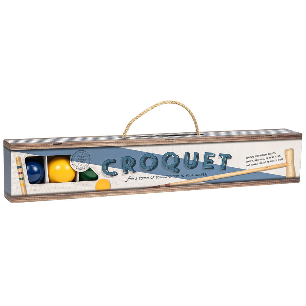 Wooden Croquet Set - Professor Puzzle