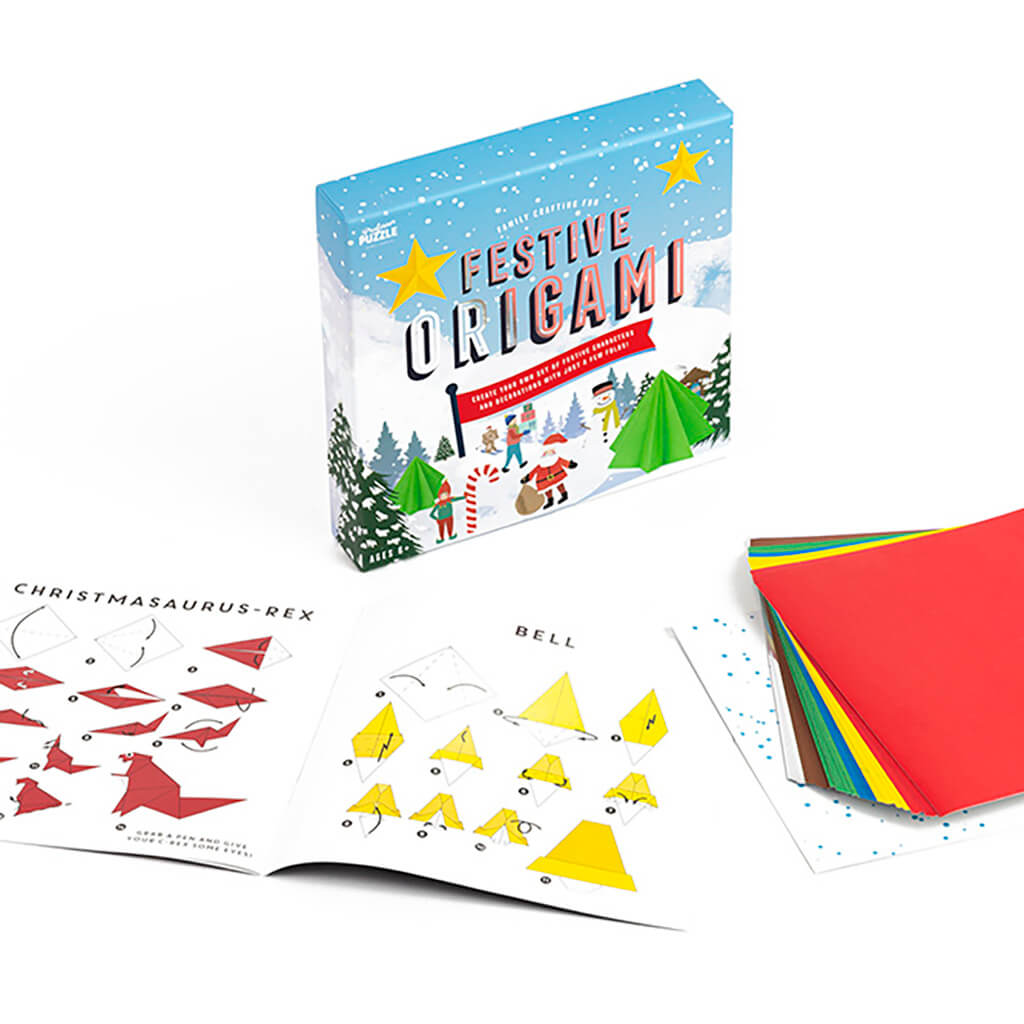 Festive Origami: Create Your Own Set of Festive Characters - Professor Puzzle