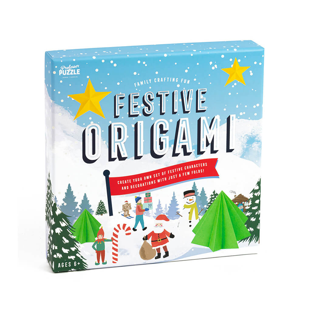 Festive Origami: Create Your Own Set of Festive Characters - Professor Puzzle