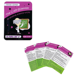 Forces & Energy Crazy Scientist Activity Cards - The Purple Cow