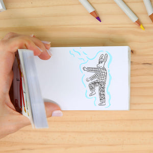 Funky Flipbook with Stickers - Flipboku