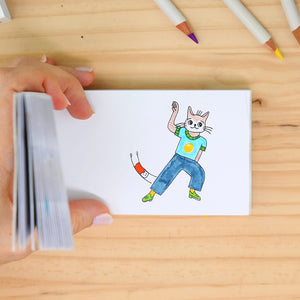 Funky Flipbook with Stickers - Flipboku