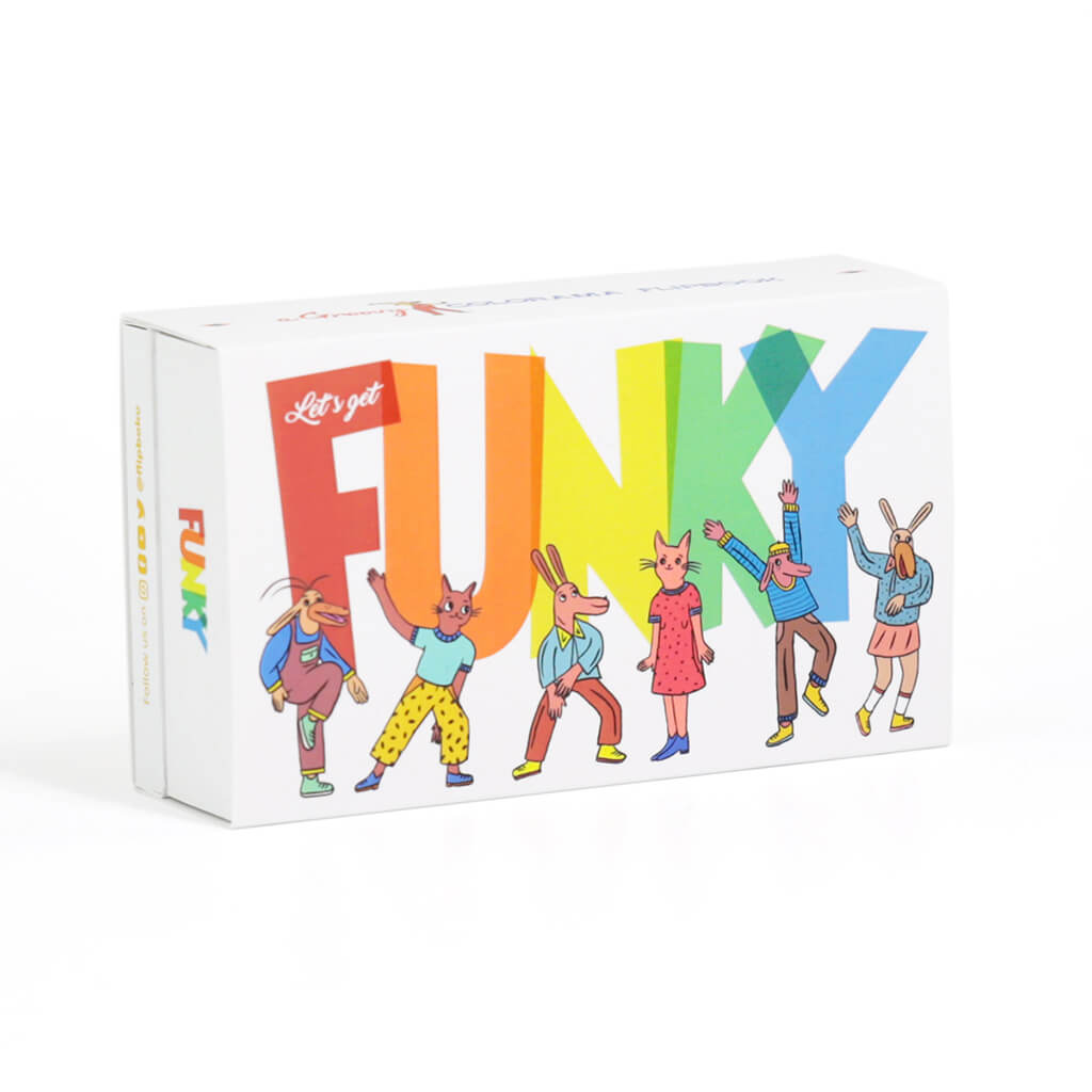 Funky Flipbook with Stickers - Flipboku