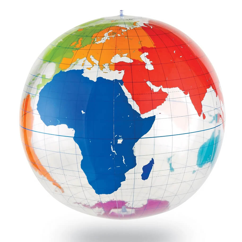 Giant Inflatable Labelling Globe - Learning Resources