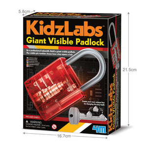 Giant Visible Padlock Kit - KidzLabs