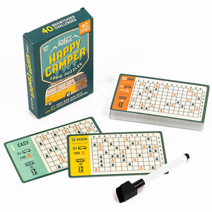 Happy Camper Logic Puzzle Cards - Professor Puzzle