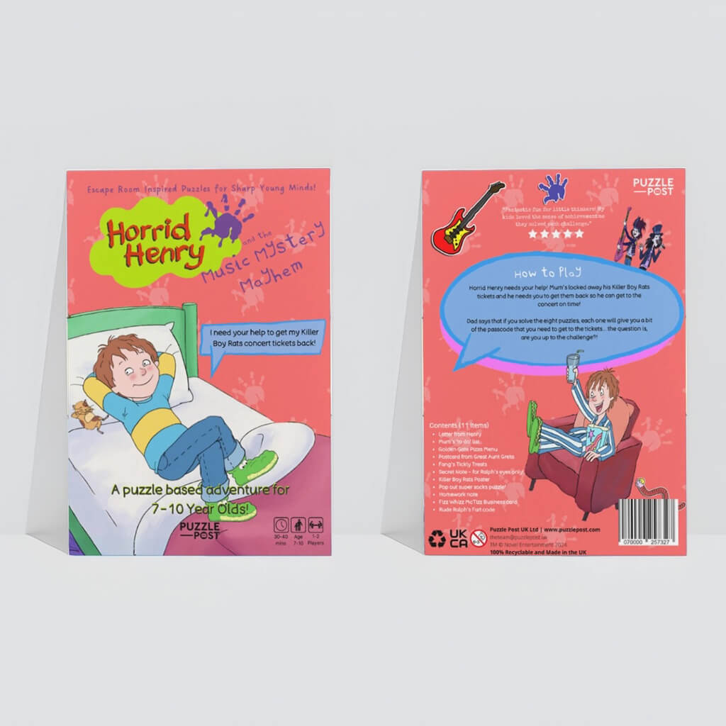 Horrid Henry and the Music Mystery Mayhem A Puzzle Based Adventure of 7 10 Year Olds Steam Rocket Fun Educational Toys Games