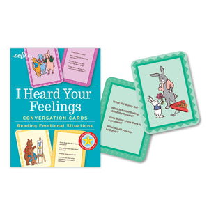 I Heard Your Feelings: Conversation Cards for Emotional Literacy - eeBoo