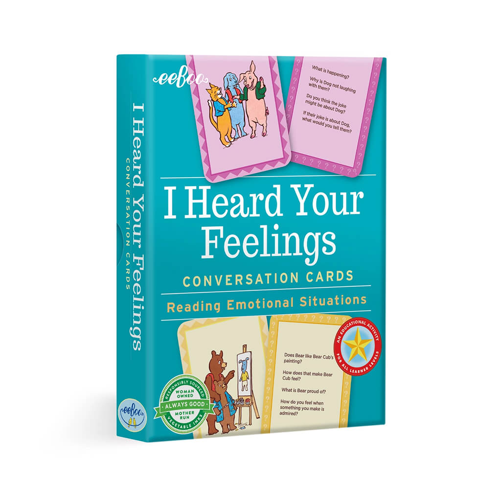 I Heard Your Feelings: Conversation Cards for Emotional Literacy - eeBoo