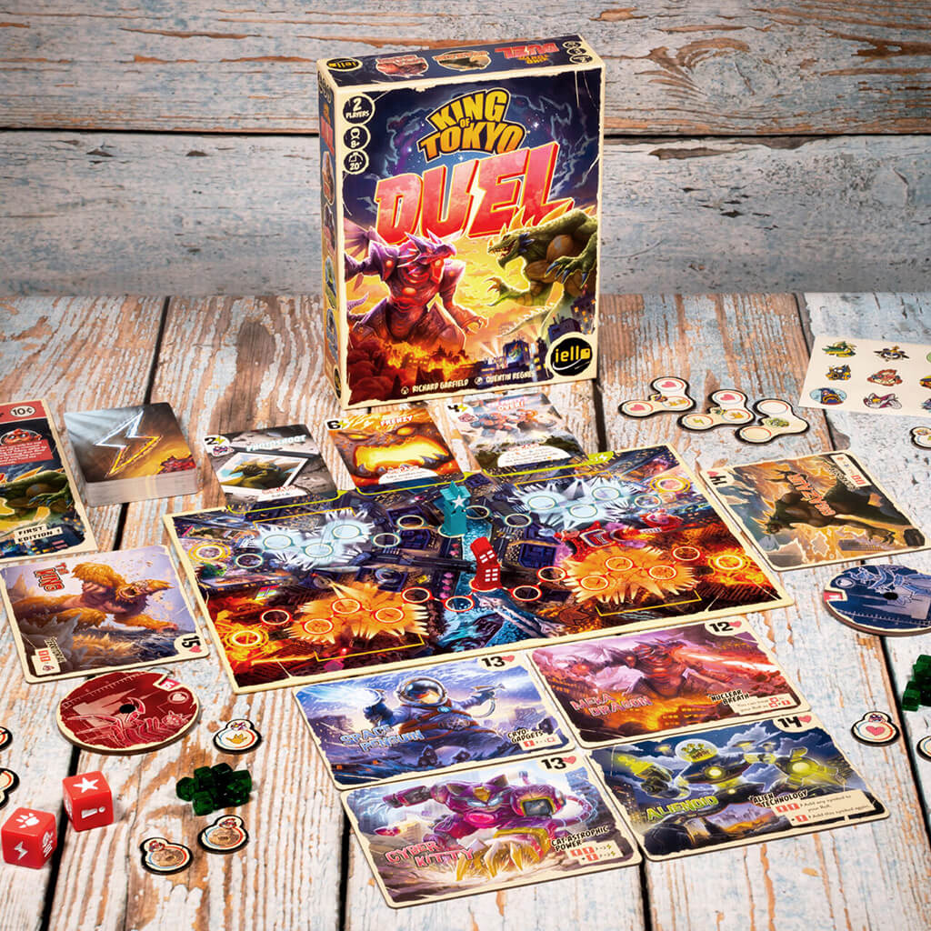 King Of Tokyo: Duel - IELLO (with Limited Edition Promo Cards)