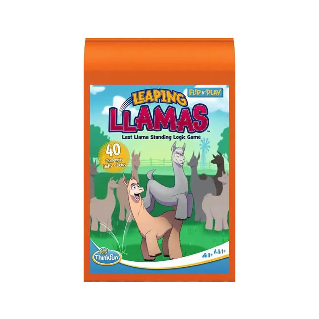 Leaping Llamas Flip 'n' Play Logic Puzzle Game - ThinkFun