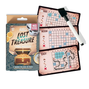 Lost Treasure Logic Puzzle Cards - Professor Puzzle