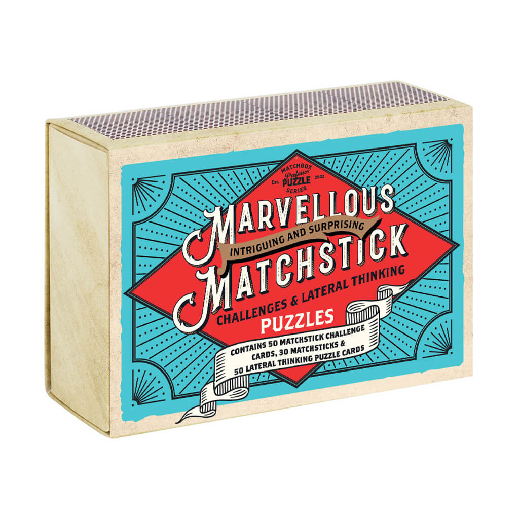 Marvellous Matchstick Challenges and Lateral Thinking Puzzles - Professor Puzzle