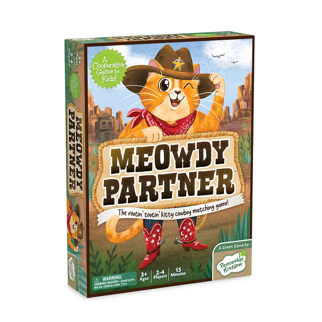 Meowdy Partner Cooperative Board Game - Peaceable Kingdom