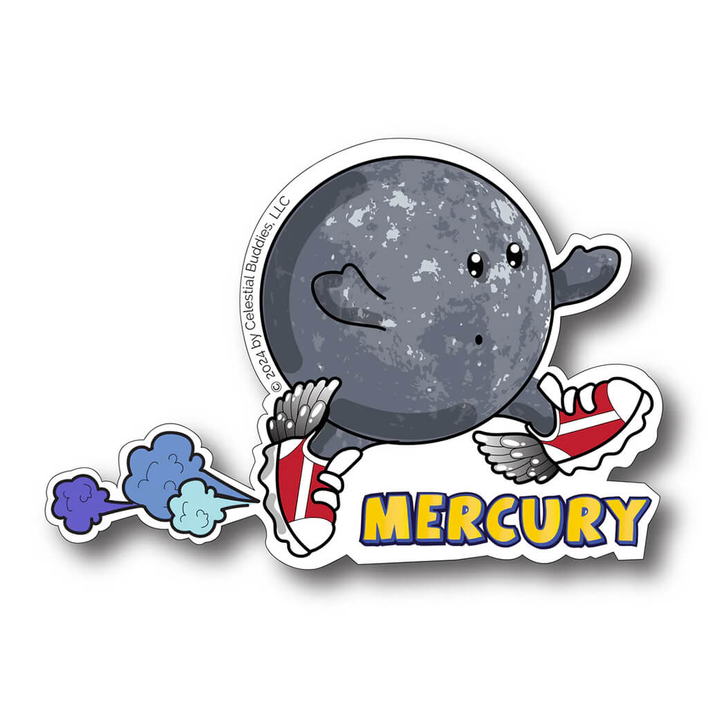 Mercury Vinyl Sticker - Celestial Buddies