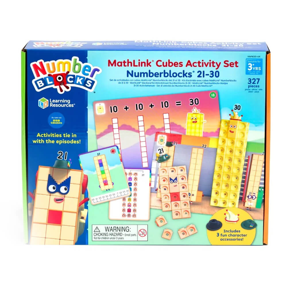 Numberblocks Mathlink Maths Cubes 21-30 Activity Set - Learning Resources