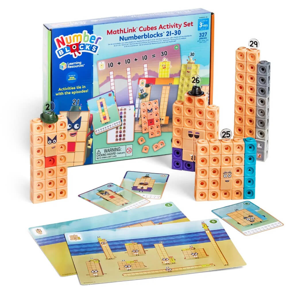 Numberblocks Mathlink Maths Cubes 21-30 Activity Set - Learning Resources