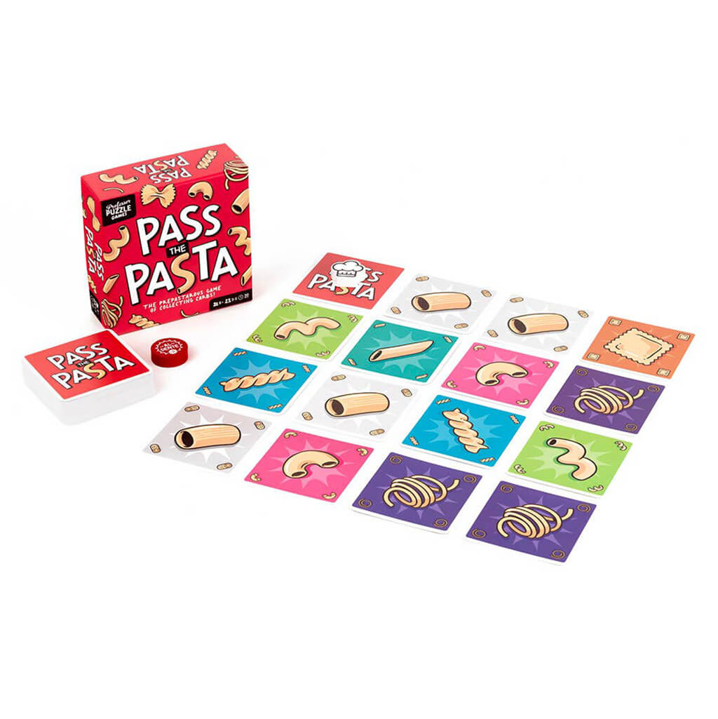 Pass the Pasta Card Game - Professor Puzzle