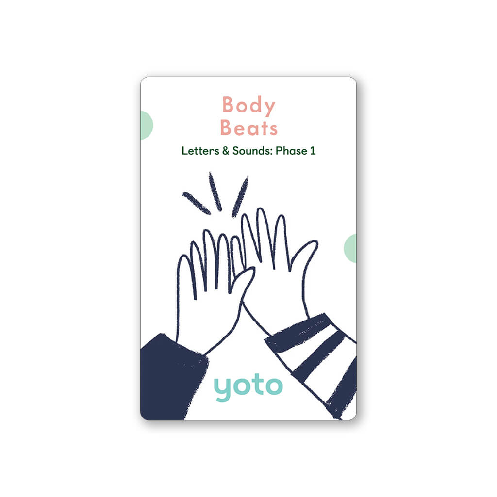 Phonics: Letters and Sounds Phase 1: Cards for Yoto Player / Mini (7 Cards)