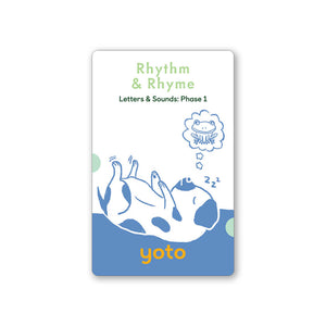 Phonics: Letters and Sounds Phase 1: Cards for Yoto Player / Mini (7 Cards)