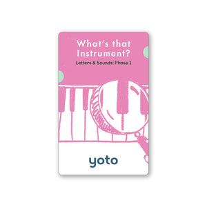 Phonics: Letters and Sounds Phase 1: Cards for Yoto Player / Mini (7 Cards)