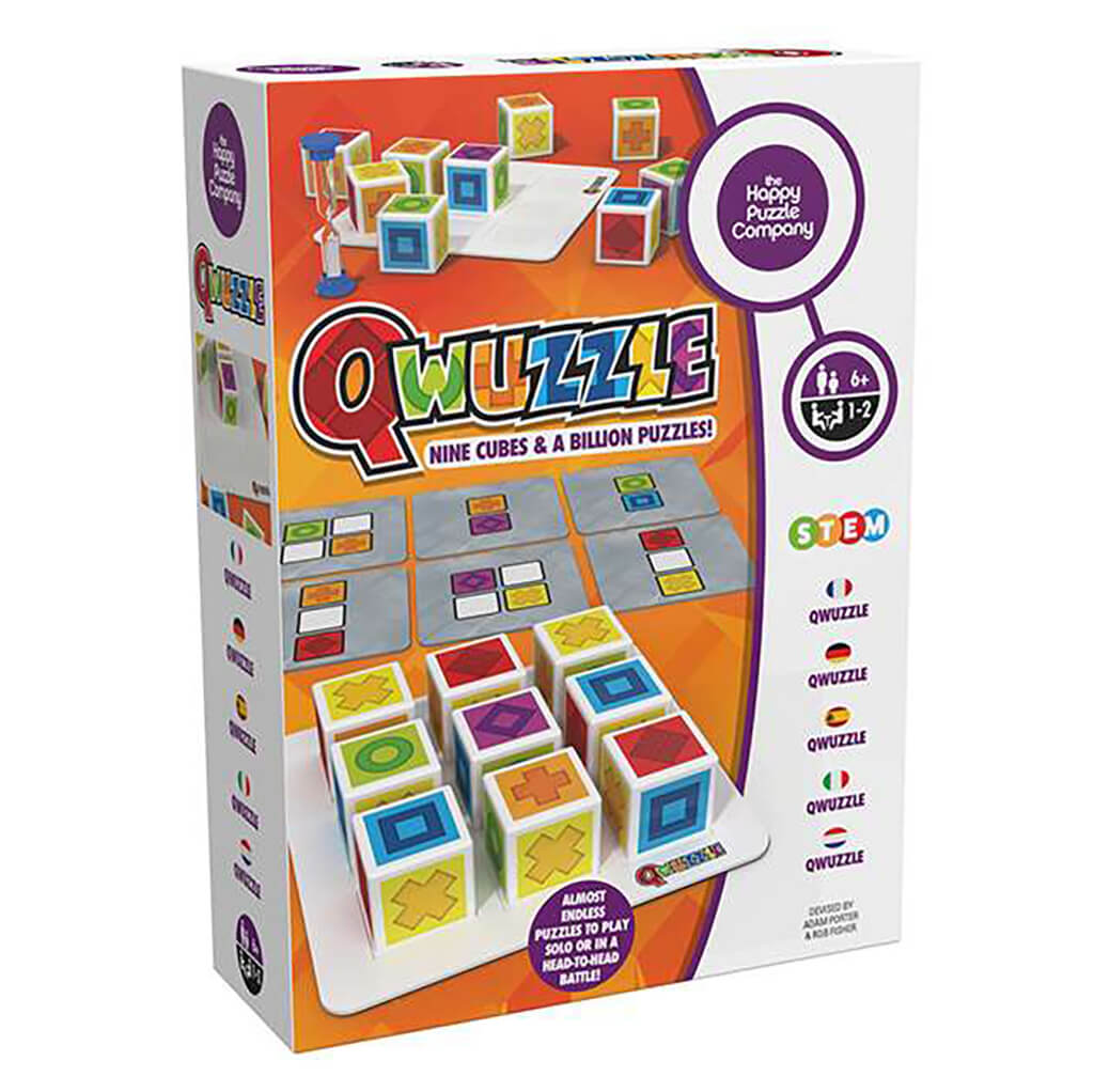 Qwuzzle: Nine Cubes & A Billion Puzzles - The Happy Puzzle Company