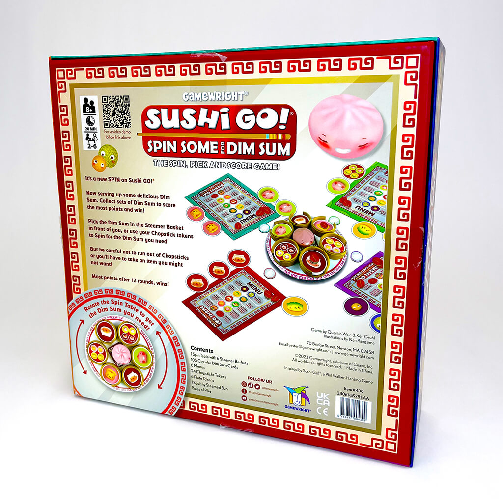 Sushi Go Spin Some for Dim Sum Game by Gamewright