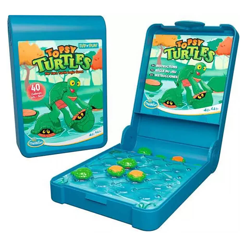 Topsy Turtles Flip 'n' Play Logic Puzzle Game - ThinkFun