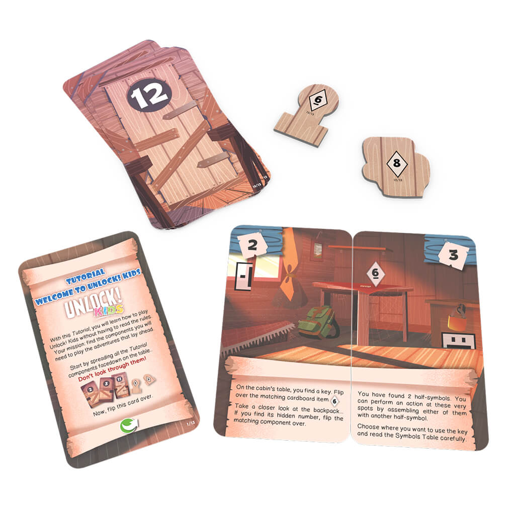 Unlock! Kids: Detective Stories Card Game - Escape Room Game for Kids and  Adults, Cooperative Mystery Game for Family Game Night, Ages 6+, 1-4