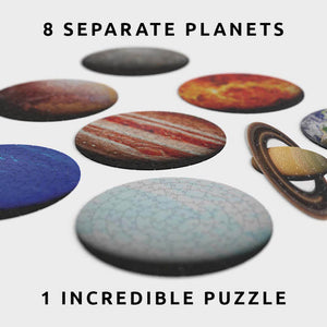 Planets Jigsaw Pizzles (744 Pieces) - Pikkii