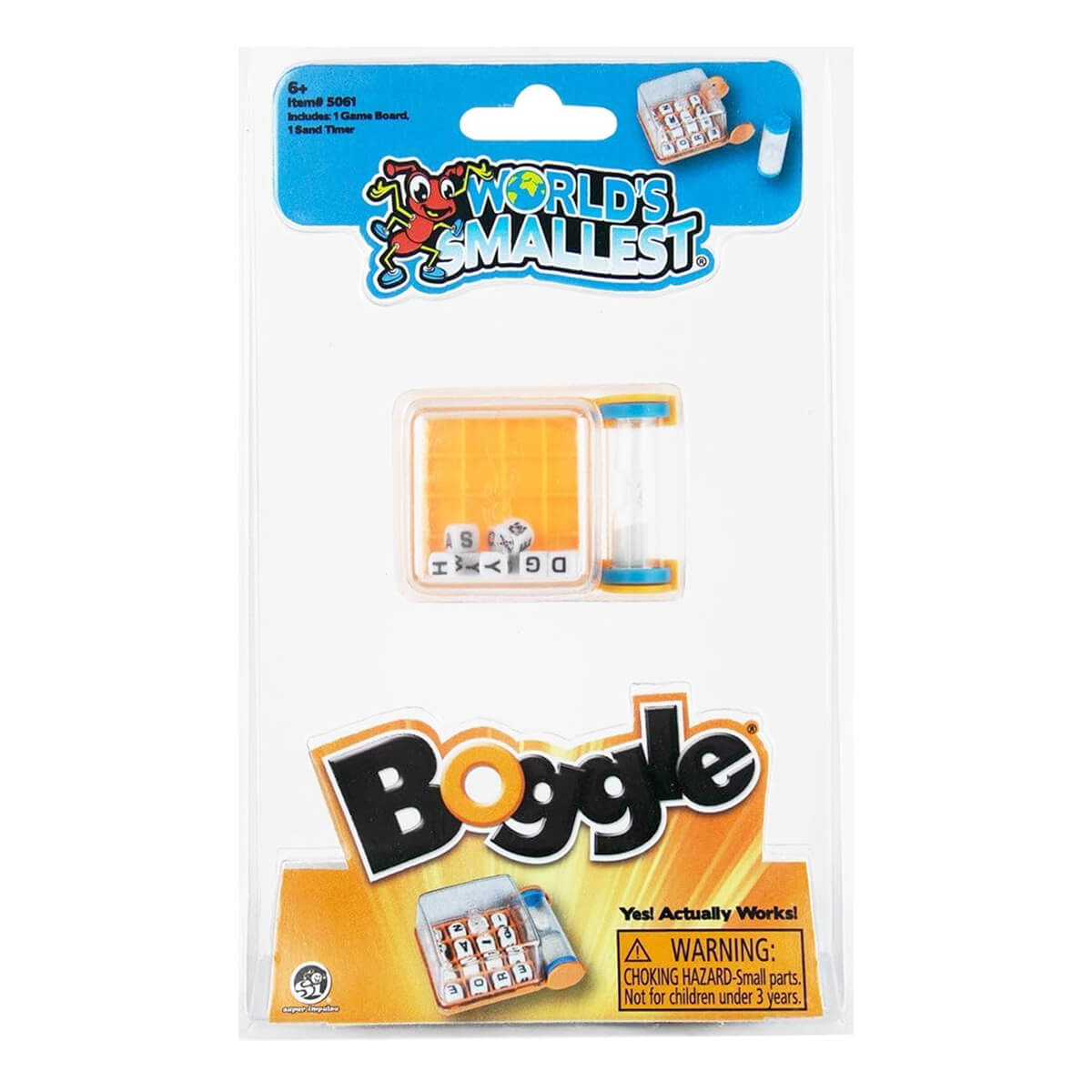 World's Smallest Boggle Word Game