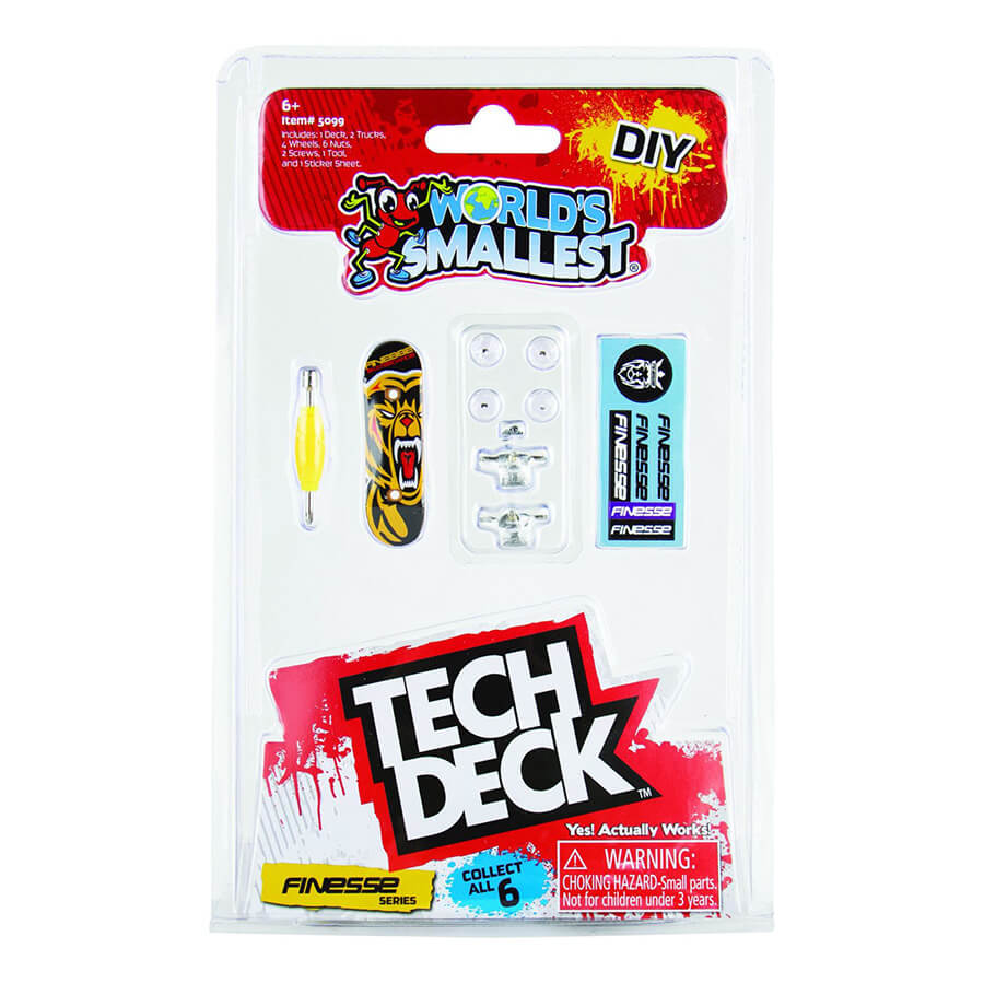 World's Smallest Tech Deck Fingerboard