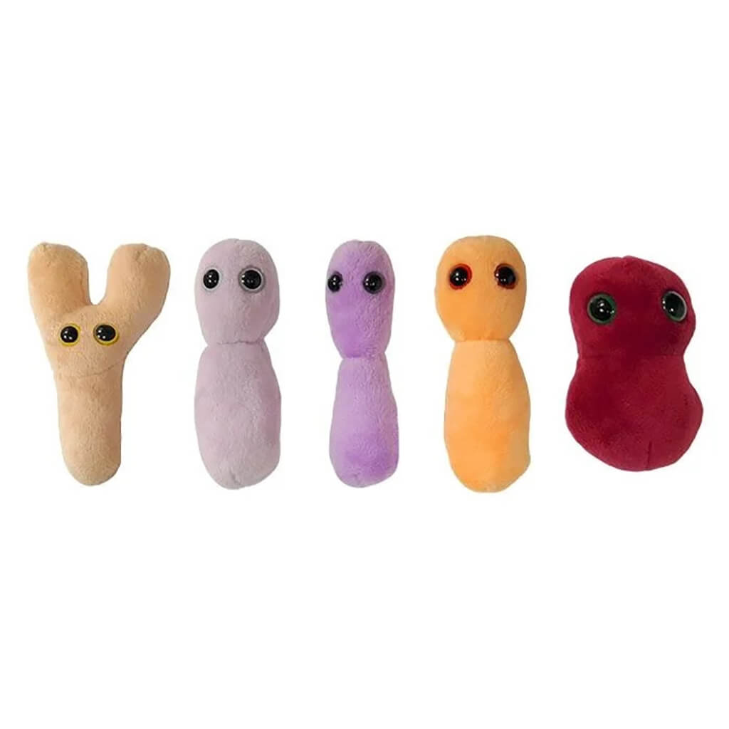 Mini store plush microbes