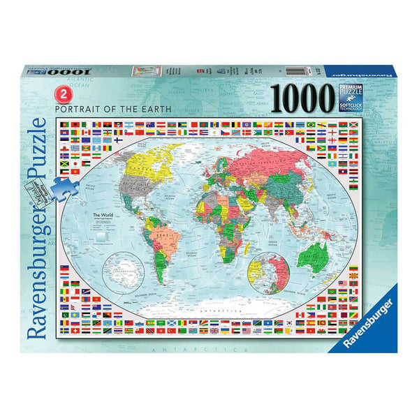 eeBoo 100 Piece Puzzle World Map