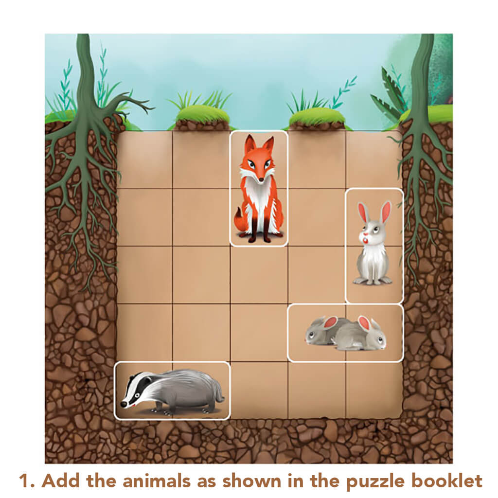 Down The Rabbit Hole Magnetic Puzzle Game - SmartGames | Steam Rocket | Fun  Educational Toys & Games