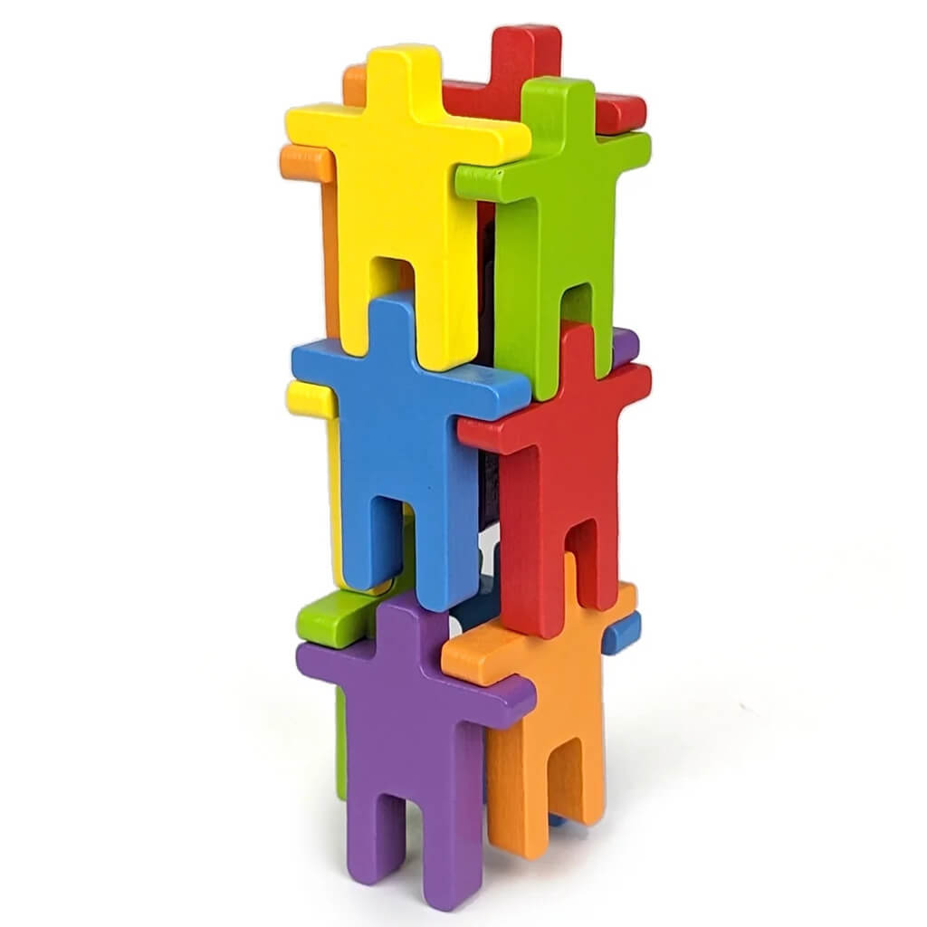 Rainbow Ladder Blocks – Balancing Act Toys