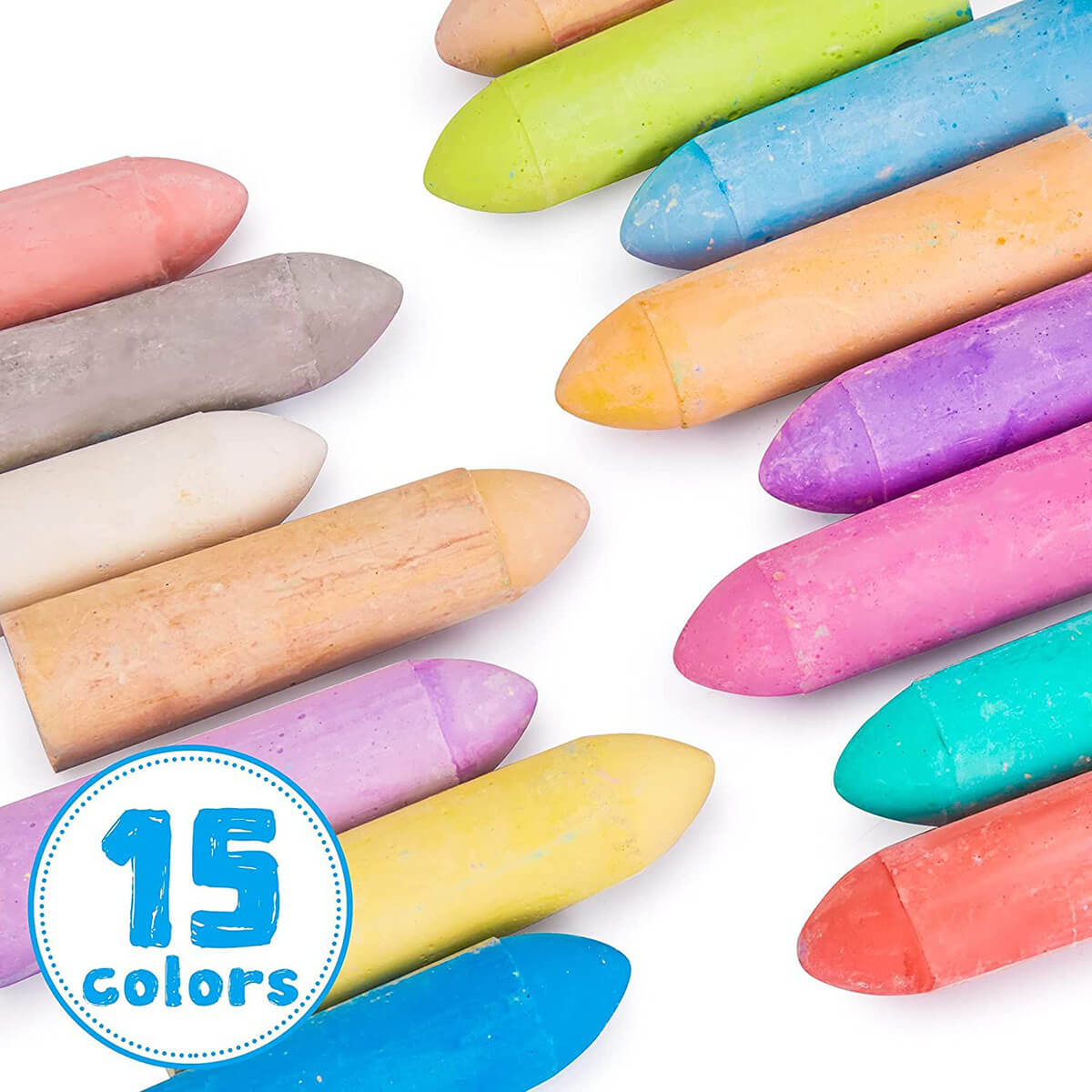 Jar Melo Key Crayons for Toddlers, 12 Colors Washable Toddler